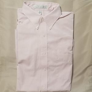 Geoffrey Beene Button Down Wrinkle Free 15.5-32.5